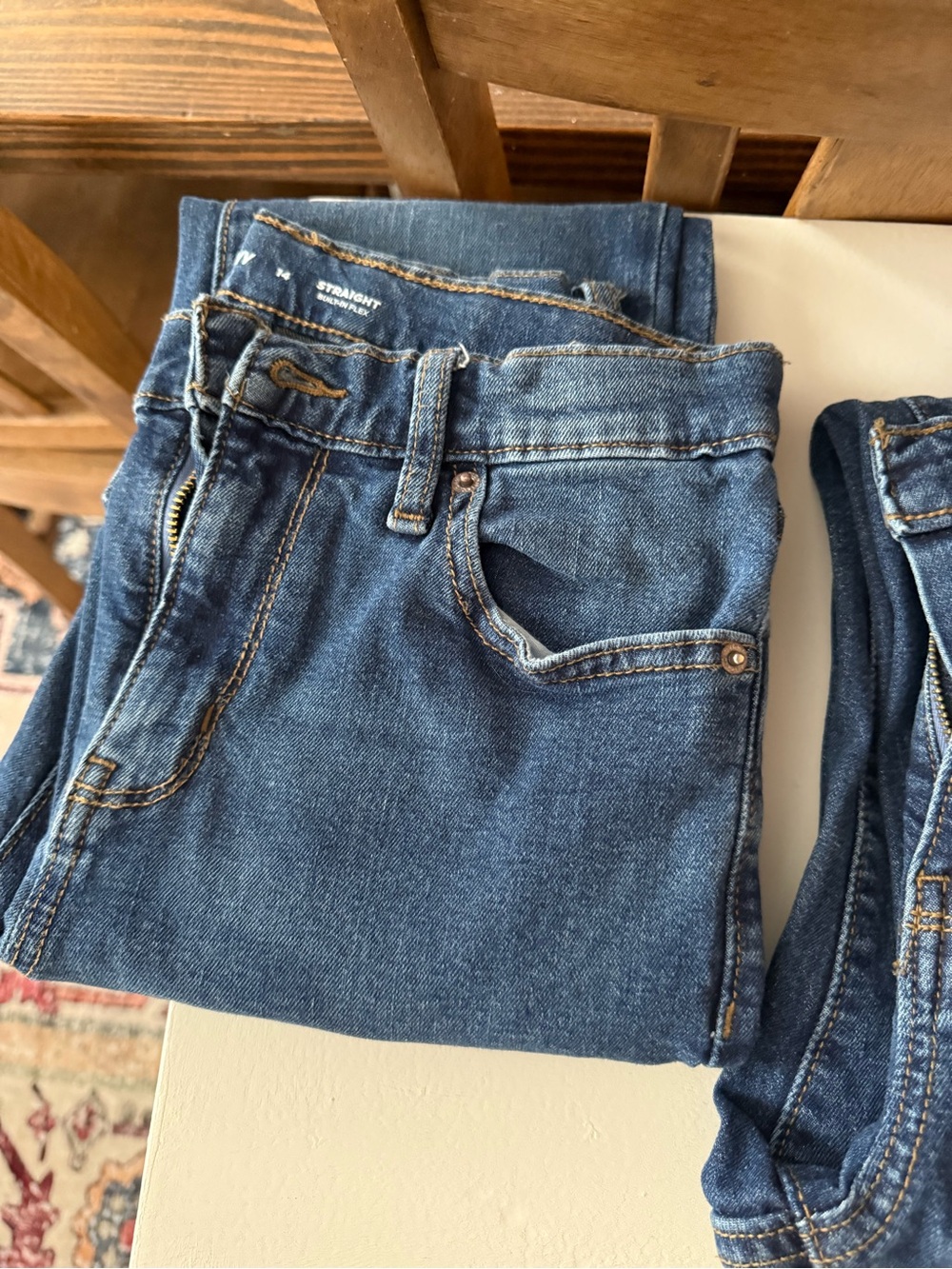 Old Navy - Boys  Straight Leg Jeans - Blue